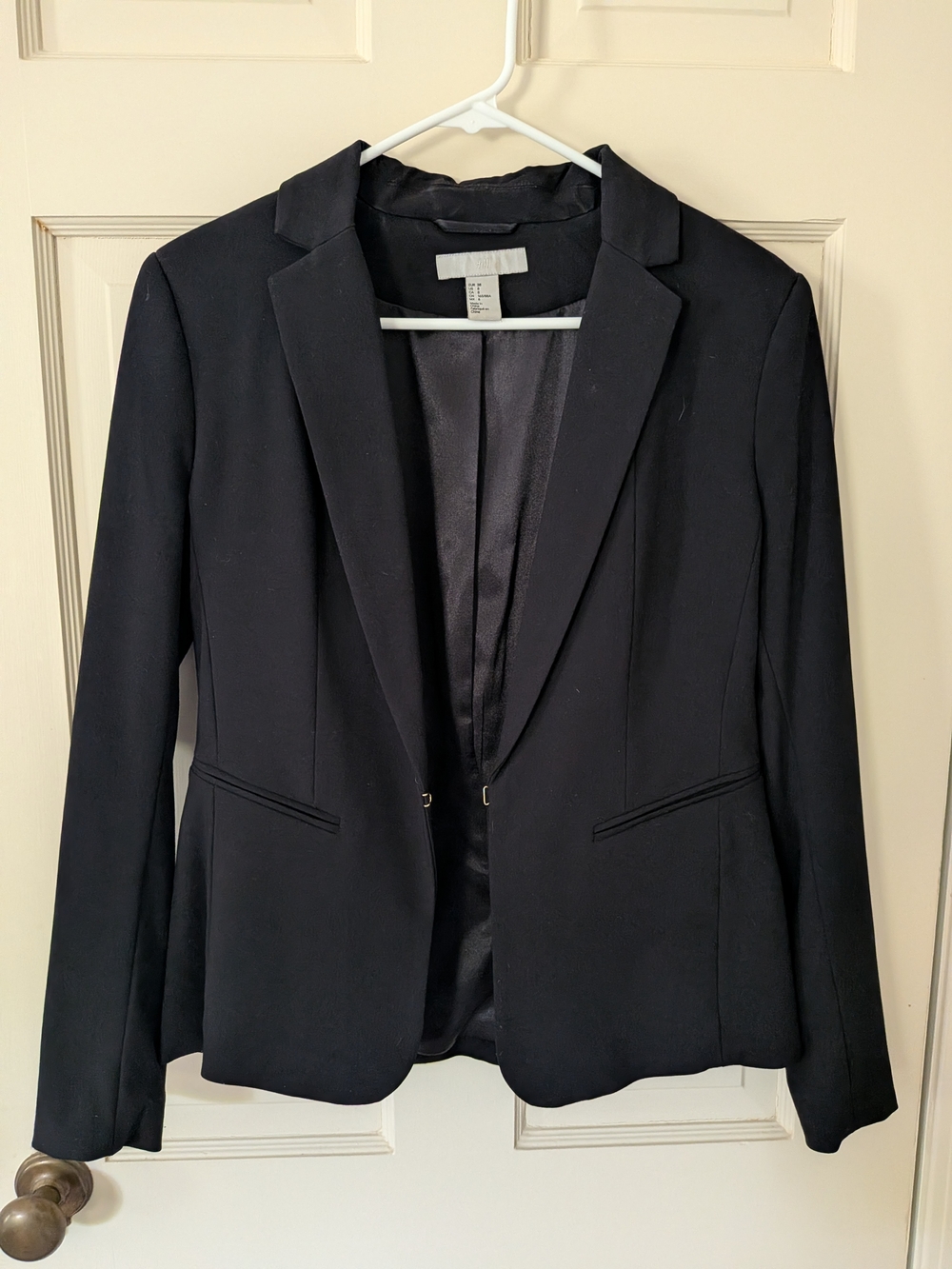 Women's Black Tailored Blazer - Classic Work Jacket
